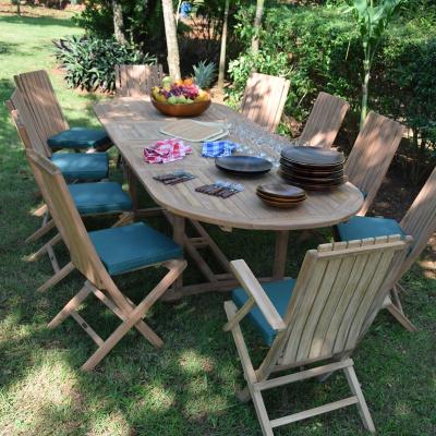 TECK ATTITUDE Salon de jardin en teck samora 10 places