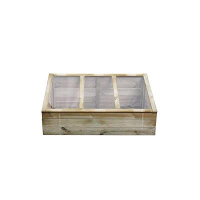 CEMONJARDIN Serre chassis en bois V&eacute;rone en pin sylvestre trait&eacute; autoclave classe III
