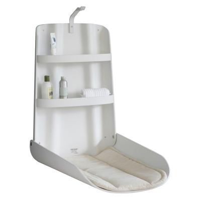 Leander - Table &agrave; langer murale en bois ByBO blanche