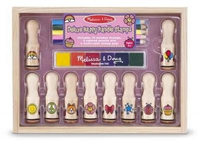 MELISSA & DOUG MELISSA & DOUG Jeu de  Timbres Avec Manche En Bois Luxe