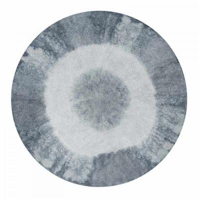 LORENA CANALS Tapis lavable Tie-Dye bleu vintage - 
