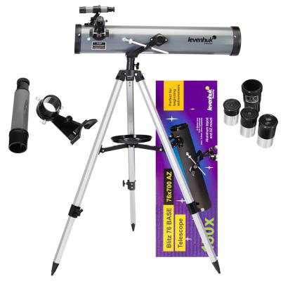 LEVENHUK T&eacute;lescope R&eacute;flecteur  Blitz 76 BASE avec oculaires, monture et accessoires