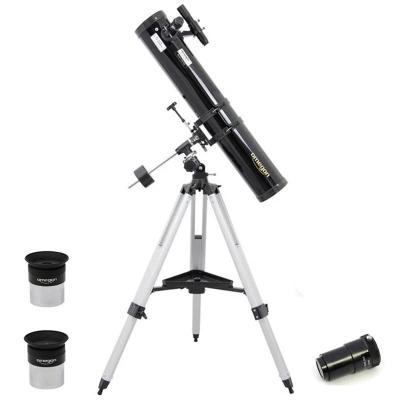 OMEGON T&eacute;lescope  114/900 + Monture Equatoriale Type A + Oculaires + Barlow