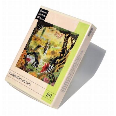 PUZZLE MICHELE WILSON Puzzle 80 pi&egrave;ces TOUCAN A LA CASCADE  Multicolore 