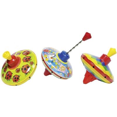  Toupie m&eacute;tal bourdonnante - LEGLER - Lot de 6 - Jouet - Gar&ccedil;on - A partir de 6 ans