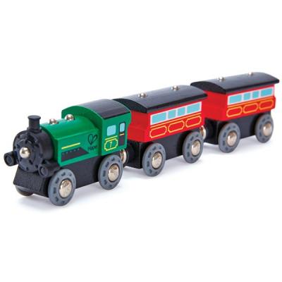 HAPE  E3719 Steam-Era Passenger Train - Wooden Train Track Accessories