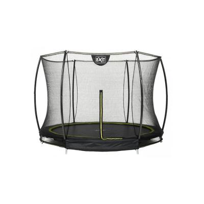 EXIT TOYS Trampoline exit silhouette ground 244 + filet de s&eacute;curit&eacute; 12.95.08.00