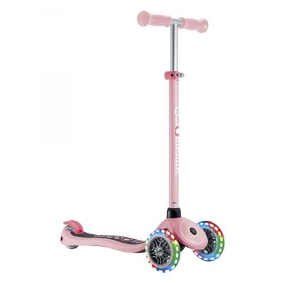 GLOBBER Trottinette primo lights rose pastel