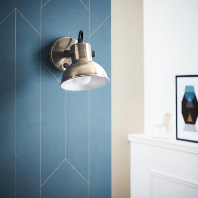 BRILLIANT ESTER-Applique murale M&eacute;tal avec interrupteur L21cm