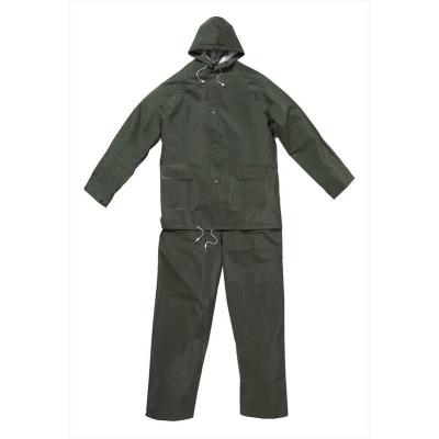 ROUCHETTE Ensemble de pluie - Veste et Pantalon BRUINE vert XL