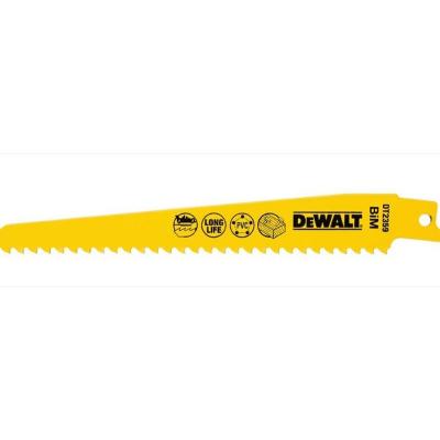 DEWALT Coffret de 5 Lames  DT2359 pour scie sabre Bi-M&eacute;tal 152mm