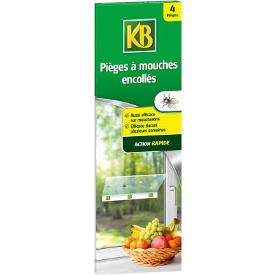 KB HOM DEF Lot de 4 Pi&egrave;ges &agrave; mouches, glu, KB