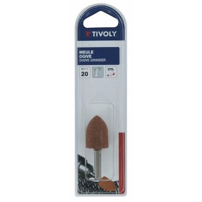 TIVOLY Meule ogive pour m&eacute;tal , Diam.20 mm, Xt60662000508