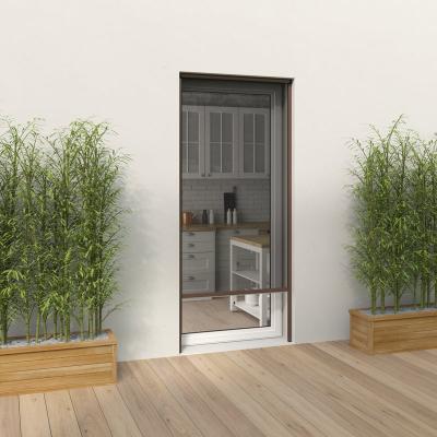 Store moustiquaire enroulable - Marron - 125x230cm 