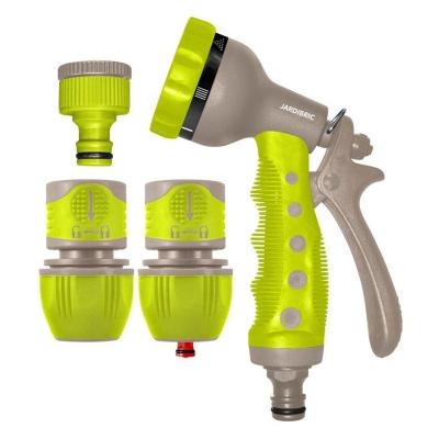 JARDIBRIC  - Set Pistolet d'arrosage 7 Jets, + 2 raccords (12/15/19 mm)