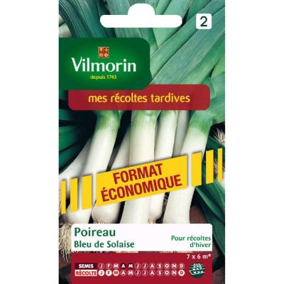 VILMORIN Poireau Bleu de Solaise - Grand Mod&egrave;le 