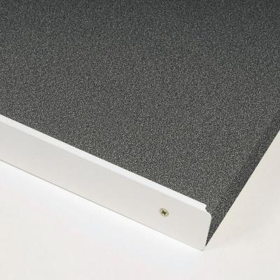 Profilalu finition rayon 3-5 Ep.38xL.670mm blanc 