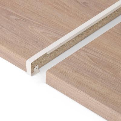 Profilalu jonction droite rayon 3-5 Ep.38xL.670mm blanc 