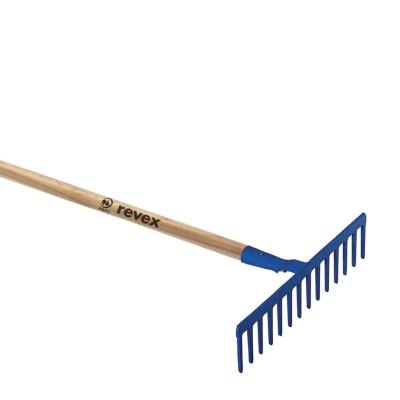 REVEX Rateau a beton 14 dents droites manche bois HEX-31042-14