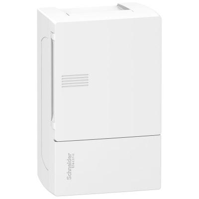 SCHNEIDER ELECTRIC Mini coffret PRAGMA - 1x6 mod. - portillon opaque blanc - born. terre