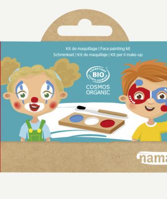 NAMAKI Kit 3 couleurs clown et arlequin bleu blanc et rouge - TU