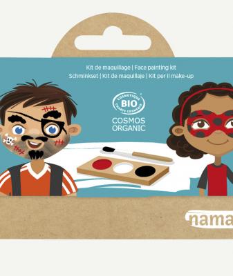 NAMAKI Kit 3 couleurs pirate et coccinelle rouge blanc et noir - TU