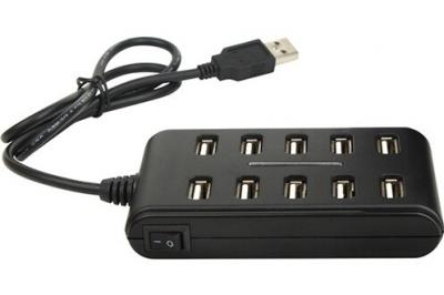 ONEARZ MOBILE GEAR Hub On Earz Mobile Gear 10 Ports USB 2.0 avec adaptateur secteur 2.5A