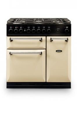 AGA Piano de cuisson  MASTERCHEF DELUXE 90 Mixte Cr&egrave;me - MDX90DFCRM-EU