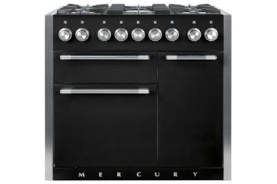 FALCON Piano de cuisson  NOIR MAT INOX POLI 100 CM GAZ MCY1000DFMB/-EU