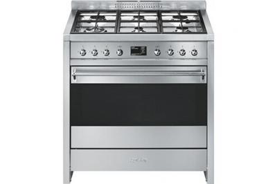 SMEG  Cuisini&egrave;re &agrave; Gaz Avec Four A1-9 90 Cm 4 Feux