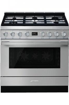 SMEG PORTOFINO 90cm MIXTE INOX - CPF9GPX