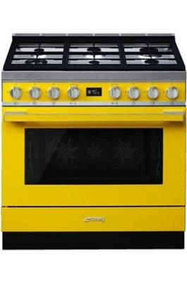 SMEG PORTOFINO 90cm MIXTE JAUNE CPF9GPYW