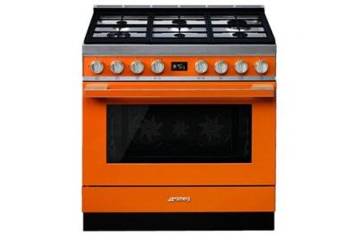SMEG PORTOFINO 90cm MIXTE ORANGE - CPF9GPOR