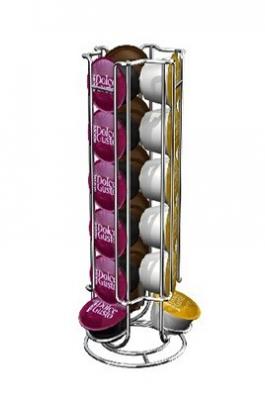 TAVOLA SWISS Tavolaswiss 50.SMDG18 Porte-Capsules, INOX, 35 cm