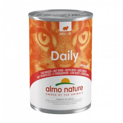 ALMO NATURE DAILY  Menu Beef 400g Wet Cat Food Multicolore