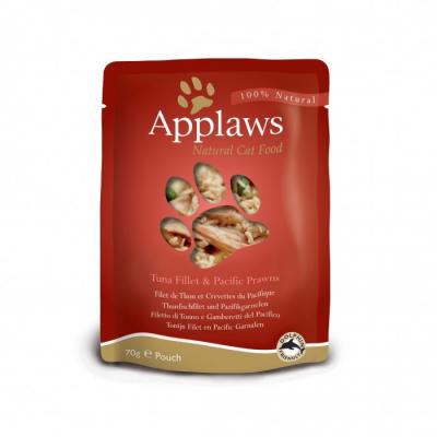 APPLAWS  S&eacute;lection 12 x 70 g - filet de thon, crevettes du Pacifique