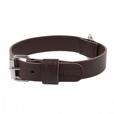 MARTIN SELLIER Collier pour chien en cuir bicolore  499