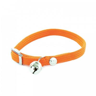 MARTIN SELLIER Collier Chat Nylon El 10/30 Orange - 