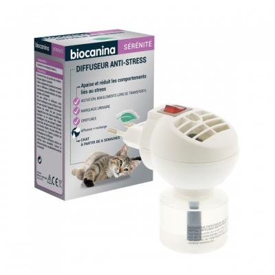 BIOCANINA  S&eacute;r&eacute;nit&eacute;diffuseur anti-stress Chat x 1 + recharge x 1