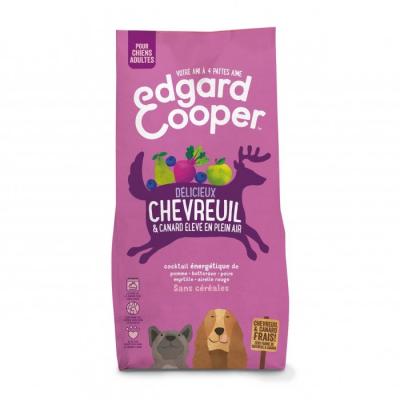 EDGARD & COOPER Croquette Naturelle Chien 7kg Chevreuil-Canard frais 