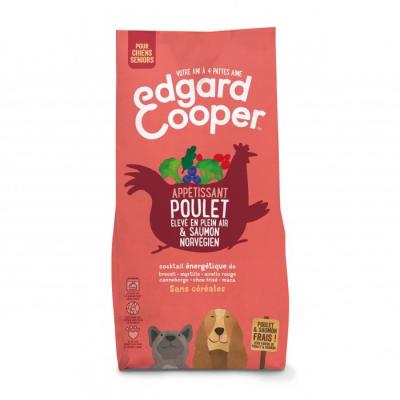 EDG COOPER Edgard & Cooper - Croquettes au Poulet et Saumon pour Chien - 7Kg