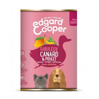 EDGARD & COOPER Croquettes Pour Chiot Au Canard Et Poulet Edgard Cooper - La Boite De 400g