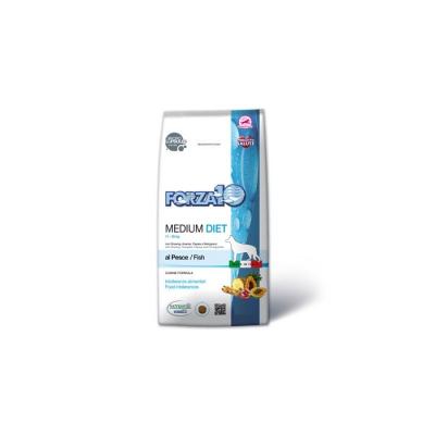 FORZA10 DIET DOG Chiens Adultes de Grande Taille Medium Diet Poisson 12 KG Forza10