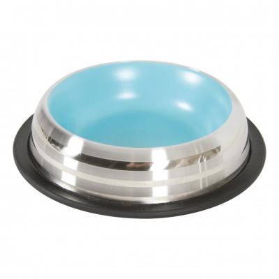 ZOLUX Ecuelle inox antiderapante merenda 225ml bleue taille 