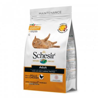 SCHESIR  Nourriture Pour Chats Adultes Riche En Poulet 10kg 