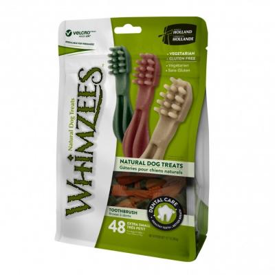 WHIMZEES  Bag Toothbrush Star Xs Dog Snack 48 Units Clair