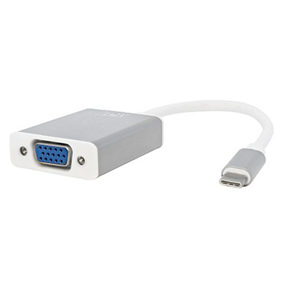 TNB T'nB - Adaptateur vid&eacute;o - USB-C (M) pour HD-15 (VGA) (F) - blanc