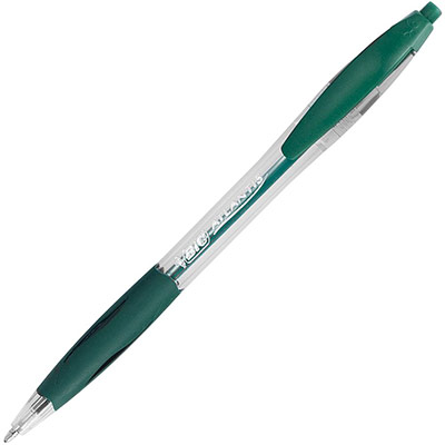 BIC  - Stylo  Retractable Atlantis Vert
