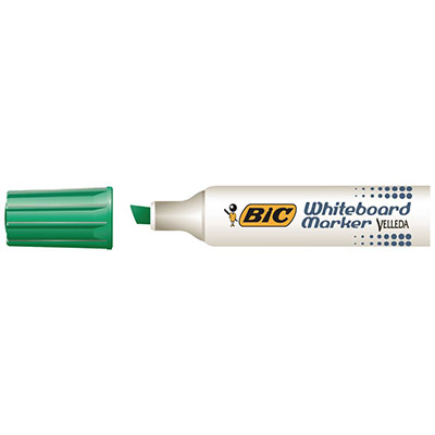 BIC Marqueur Velleda 1781 pour tableau blanc pointe biseaut&eacute;e vert