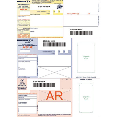 AUTRE Imprimes recommandes - boite de 150